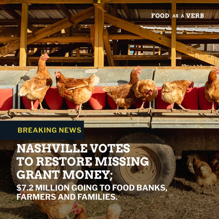 A beautiful $7.2 million story: Nashville, bipartisan funding and you.